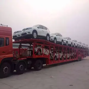 Semi-reboque de transporte de transporte de transporte de carros de 80 toneladas com 3 eixos para venda