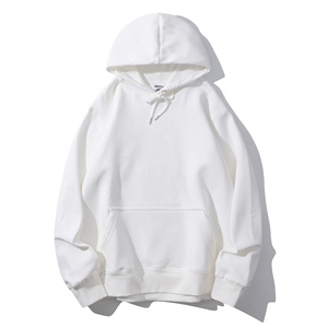 Luxury Hip Hop <b>Sweatshirts</b> <b>Men</b> Blank Cotton <b>Mens</b> Cropped Hoodie Streetwear Oversized Heavyweight Hoodies - Product Image 2