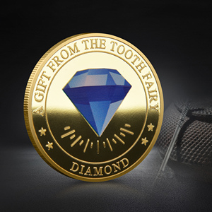 Venta al por mayor de monedas conmemorativas de metal personalizadas China monedas de desafío de metal de dibujos animados personalizadas <span class=keywords><strong>Cenicienta</strong></span> zapato de cristal - Product Image 3