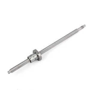 KGT High Accuracy 250mm-500mm SFU1605 Ball Screw 16mm Diameter 5mm Pitch with Metal Ball Screw Nut for CNC Machine parts