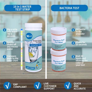 Tiras De Teste De Água Por Atacado Tiras De Teste De Água Potável 17 Em 1 Home Lead Testing Ce - Product Image 4