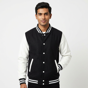 Blouson universitaire en gros Pakistan, design satiné, fermeture éclair, grandes tailles, toutes conceptions, blouson matelassé - Product Image 1