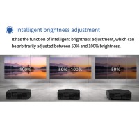 TC-PU1050 Mini projecteur vidéo intelligent mobile 1080P pour les entreprises et l'éducation 10500 lumens Rapport de contraste 5000000:1
