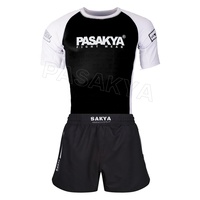 Rashguard professionnel, spats BJJ et rashguard MMA pour tous les sports et activités de plein air, emballage personnalisé, vêtements de sport unisexes