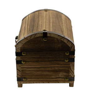 Coffre au trésor <span class=keywords><strong>pirate</strong></span> en <span class=keywords><strong>bois</strong></span> antique, collection de trésors préférés des enseignants, boîte de rangement - Product Image 5