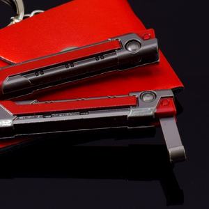 Periférico para el Juego <span class=keywords><strong>Valorant</strong></span>, Mini Estuche RGX 11Z PRO, Modelo Butterfly Balisong, Llavero Luminoso de Metal, Tarjeta Gráfica 11Z PRO - Product Image 4