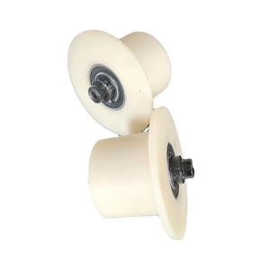 Nylon Wheels 30mm Polished Mechanical <b>Hardware</b> Plastic Parts - Product Image 2