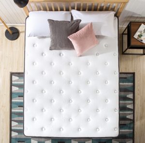 Serat Bambu Ortopedi dengan Kasur Kasur Pabrik Pegas Atas Eropa Kantung Ganda Kasur Tempat Tidur Terbaik - Product Image 3