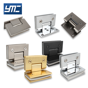 Bisagras de puerta de cristal de ducha con resorte hidráulico de aleación de Zinc, accesorios de cierre de suelo compensado de alta resistencia <span class=keywords><strong>para</strong></span> uso en el baño - Product Image 2