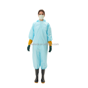 Ropa de trabajo de alta calidad Tipo DE SEGURIDAD 5/6 Overol protector desechable con capucha - Product Image 1