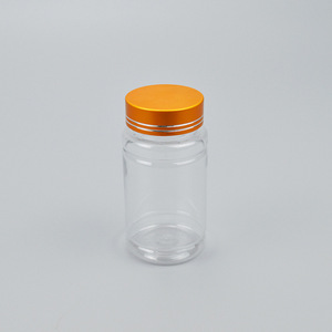 <b>Plastic</b> Bottle Capsule Packaging 100ml 120ml Food Grade Screw <b>Cap</b> Cylinder Shape Medicine Storage - Product Image 2