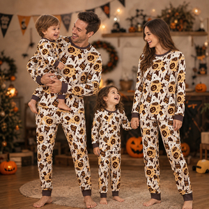 Conjunto <span class=keywords><strong>de</strong></span> pijamas <span class=keywords><strong>de</strong></span> Halloween a juego para <span class=keywords><strong>la</strong></span> familia, ropa <span class=keywords><strong>de</strong></span> dormir unisex <span class=keywords><strong>de</strong></span> manga larga con estampado <span class=keywords><strong>de</strong></span> calabaza, ropa para madre e <span class=keywords><strong>hija</strong></span> - Product Image 1