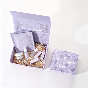 Caja de Envío Corrugada con Cierre Automático, Impresión Personalizada, Diseño Floral Botánico, Laminado Mate/Brillante, Caja para Comercio Electrónico - Product Image 2