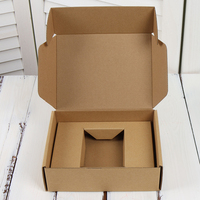 Maßgefertigte Braune Schmuck-Versandverpackung Box aus Karton mit Goldfolienprägung Matt-Laminierung UV-Vorteil