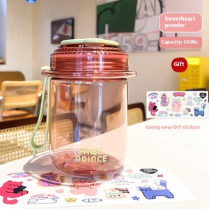 Verão New High-Appearance Nível Grande Capacidade Garrafa De Água Cor Sólida PC Plastic Cup para Estudantes Esportes Ao Ar Livre para Ginásio Uso - Product Image 6