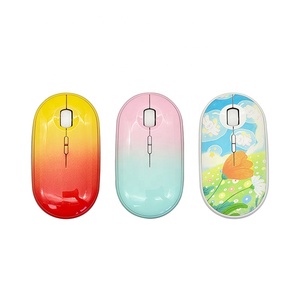 Souris plate portable sans fil BT sans fil rechargeable de type C à double mode 2.4G 5D pour ordinateur portable de bureau à domicile MW-004CX - Product Image 3