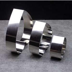 Molde para <span class=keywords><strong>Pastel</strong></span> de Mousse en Forma de Corazón, Molde para Hornear Hecho a Mano, 4/6/8/10 Pulgadas, Acero Inoxidable 304, Material Pulido y Engrosado - Product Image 5