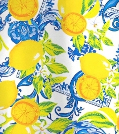 Abito camicia giallo stampato limone estivo da donna - Product Image 4