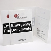 Carpeta de Archivo de Doble Bolsillo A4 A5 Ecológica de PP, Portadocumentos de Doble Cara, Carpeta de Presentación para Oficina y Escuela con Logotipo Personalizado, Protección UV