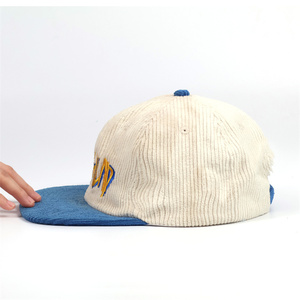 OEM nhà máy tùy chỉnh Snapback Logo Hat 5 Bảng điều chỉnh vải to sợi cổ điển Snapback cap - Product Image 3