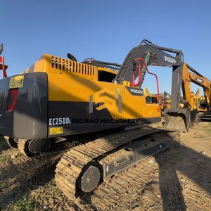 Excavadora Hidráulica Usada Volvo EC250DL, la Más Vendida, para Construcción, Duradera, con Pocas Horas de Uso, Motor de 25 Toneladas, Bomba, Caja de Cambios - Product Image 1