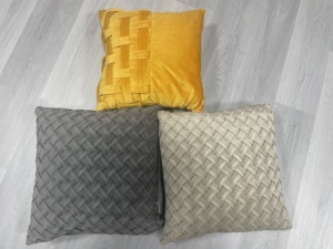 Prim kadife kare yastık örtüsü lüks doku erik Polyester ev kullanımı için gizli fermuar ile lüks dikiş - Product Image 6