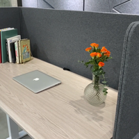 Ofisolution 100% Polyester Écran de bureau en forme de U Cloison acoustique de bureau pour bureau