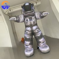 Modèle géant gonflable d'astronaute avec souffleur, personnage de dessin animé Spaceman pour festival de musique, publicité, décoration gonflable, accessoire