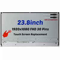 شاشة لمس LCD بديلة مقاس 23.8 بوصة لجهاز HP 24-XA0040 24-X L17303-272 L17303-272-RB LM238WF5-SSD1 بدقة 1920×1080 FHD