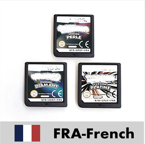 English French SoulSilver HeartGold Pearl Platinum Diamond USA FRA UKV box with manual <b>Game</b> Cartridge For <b>Ds</b> 3ds 2ds - Product Image 3