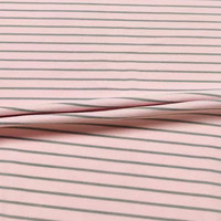 Tela Elástica Transpirable de Doble Cara con Rayas Teñidas, 90% Poliéster, 10% Elastano, para Ropa Deportiva de Niños y Niñas