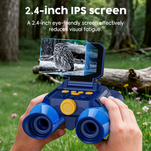 Nouveauté : Jumelles de vision nocturne HD 1080P pour enfants avec écran IPS de 2,4 pouces, télescope pour aventures en plein air, expériences scientifiques, cadeau - Product Image 2