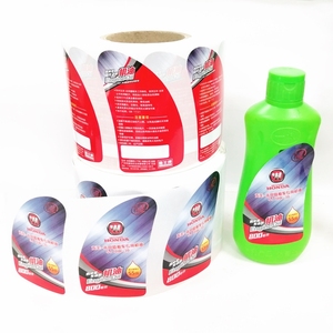 Cmyk In Biểu Tượng Tùy Chỉnh Bền Vinyl Giấy Sticker Chất Bôi Trơn Động Cơ Dầu Dính Chai Nhãn Trong Cuộn Cho Chăm Sóc Cá Nhân - Product Image 1