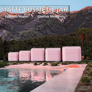 Groothandel Voorraad Lege Mat Zwart Roze Vierkant Pp Plastic Pot 5G 10G 20G 30G 50G-Voor Gel Nagellak Cosmetische Zeefdruk - Product Image 3