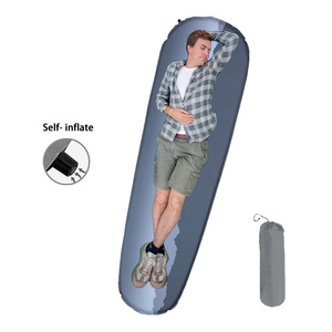 Almohadilla para <span class=keywords><strong>dormir</strong></span> autoinflable con forma de momia para colchón de Camping, colchoneta de Camping ligera, colchón inflable para <span class=keywords><strong>dormir</strong></span> - Product Image 3