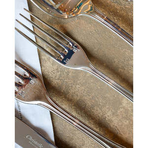 Juego de Cubiertos Christofle Albi Design para 12 Personas, Colección de Vajilla de Aleación de Plata con Envío Manual - Product Image 2