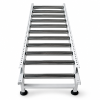 Sistem Konveyor Rol Modular Otomatis Seri QIANRUN GTL01 380V untuk Pengangkutan Pallet, Kapasitas 10-500kg/m, Perakitan Bertenaga