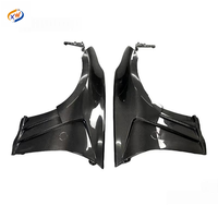 Garde-boue avant en fibre de carbone de haute qualité style V1, compatible avec Nissan 370Z Z34, style V1, nid d'abeille, fixation par boulons, kit carrosserie noir carbone, neuf