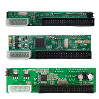 Adaptador Convertidor de Disco SATA a IDE PATA 40 Pines para Placa Base, Puente PCBA SATA a IDE 3.5 para Disco Duro de 3.5" DVD Serial