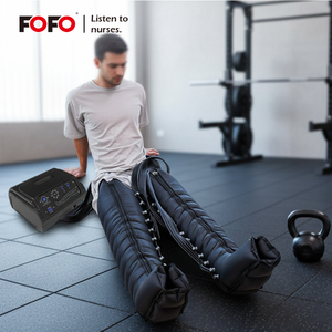 Masseur de <span class=keywords><strong>jambes</strong></span> sans fil à 12 chambres - Dispositif de compression d'air filaire avec minuterie <span class=keywords><strong>pour</strong></span> la <span class=keywords><strong>circulation</strong></span> profonde <span class=keywords><strong>des</strong></span> tissus lymphatiques et sanguins Modèle FO3012 - Product Image 1