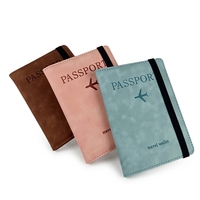 Portefeuille de voyage multifonction ANGO en aluminium de style anglais avec blocage RFID pour cartes de crédit et passeports, et organisateur de billets