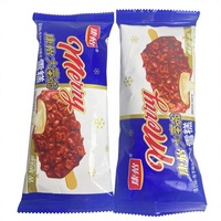 Barre de crème glacée classique aux graines de tournesol enrobées de chocolat croustillant pour congélateur de supermarché