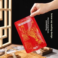Sac d'emballage de sauce ketchup en plastique aluminium de qualité alimentaire personnalisé pour sauce piment et ail pochette de sauce barbecue à bec verseur debout pour pâte de tomate