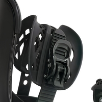 Fixations de snowboard unisexes à sangles en EVA, cuir, nylon et fibre de verre pour tout-terrain, freestyle, conduite traditionnelle, sans botte