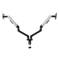 Support de montage VESA LCD pour bureau Ressort à gaz Bras de moniteur double rotation de 360 pour 13 à 32 pouces