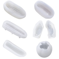 Moule en silicone pour légumes simulés, réaliste (maïs, poivron, fraise), pour la fabrication de chocolats et bonbons, antiadhésif, réutilisable, facile à utiliser