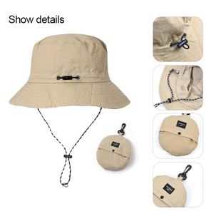 Sombrero de Pescador Personalizado con Logotipo, Unisex, Verano, Casual, Protección Solar, Ajustable, de Nailon, Impermeable - Product Image 3