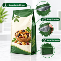Pochette souple personnalisée avec bec verseur et bouchon, haute barrière, pour emballage alimentaire, type stand-up