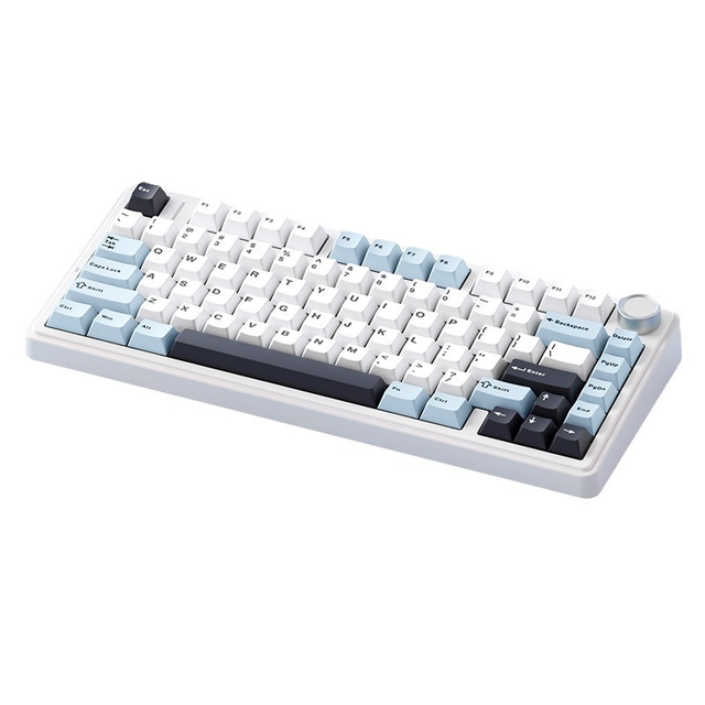 X517 F75 Oem Logo Wired Usb Rgb Led Light Pc Computer Custom 2.4g Wireless Gaming Mechanical Switch 75% Keyboard