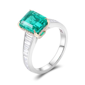 Bague de couple originale coréenne en or 18 carats, bijoux fins personnalisés Qi Song, pour mariage, banquet, fiançailles, pour femmes - Product Image 1